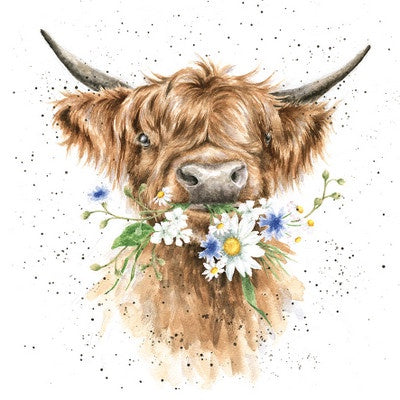 Wrendale Designs Daisy Cow Card