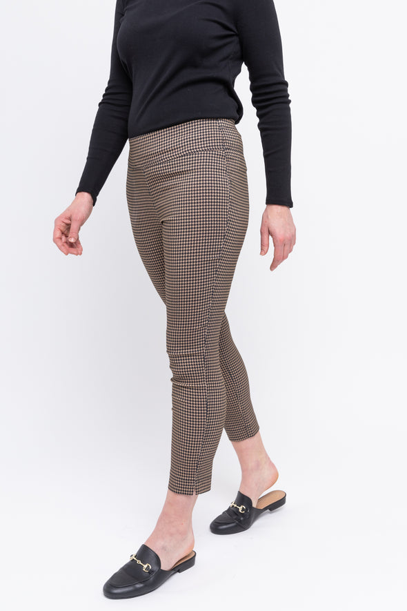 Jump Bengaline Houndstooth Print Pant