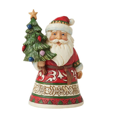 Mini Santa Holding Tree