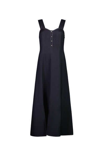 Vassalli Sleeveless Dress With Wide Straps