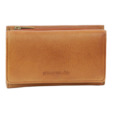 Pierre Cardin Soft Italian Leather Flap Over Wallet.
