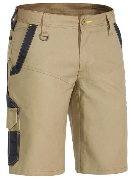 Bisley Flex Move Stretch Cargo Short - Khaki