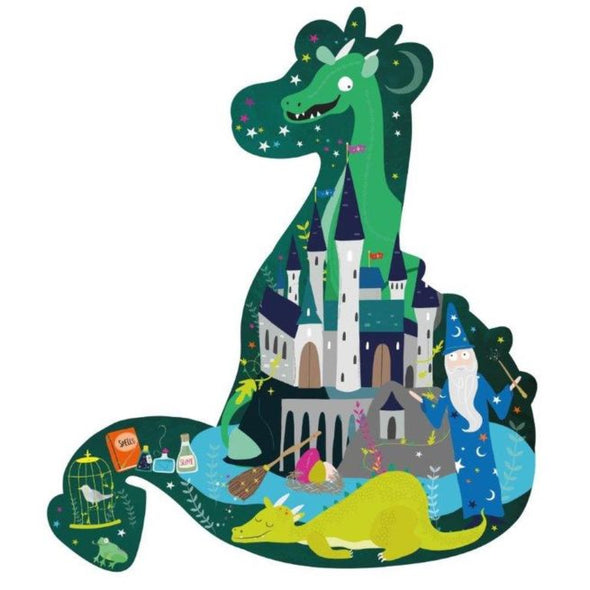 Spellbound Dragon 20 Pc Shaped Jigsaw Puzzle