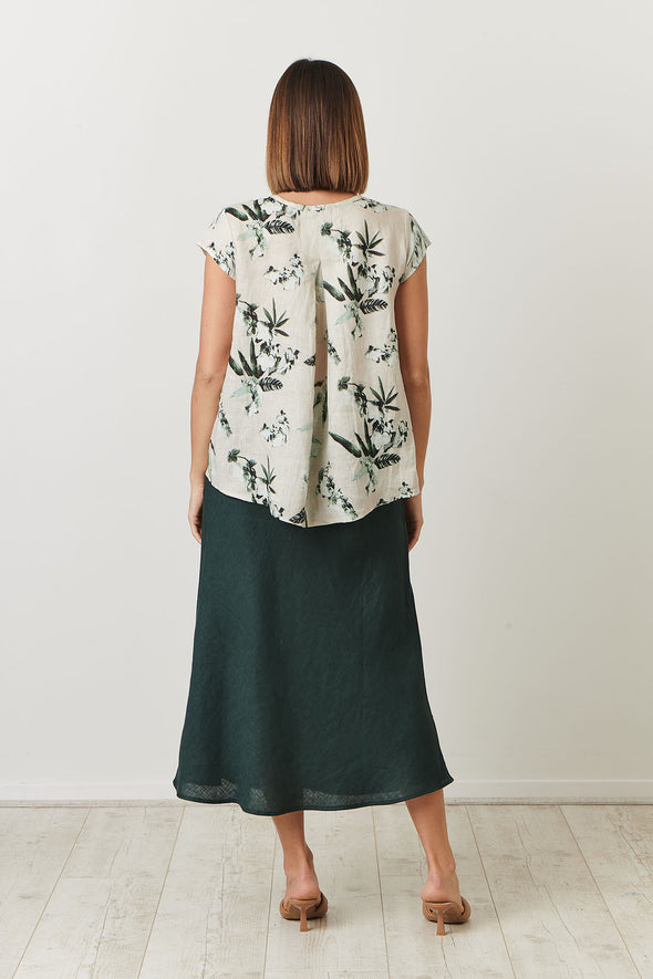 Naturals Amazon Scooped Hem Top
