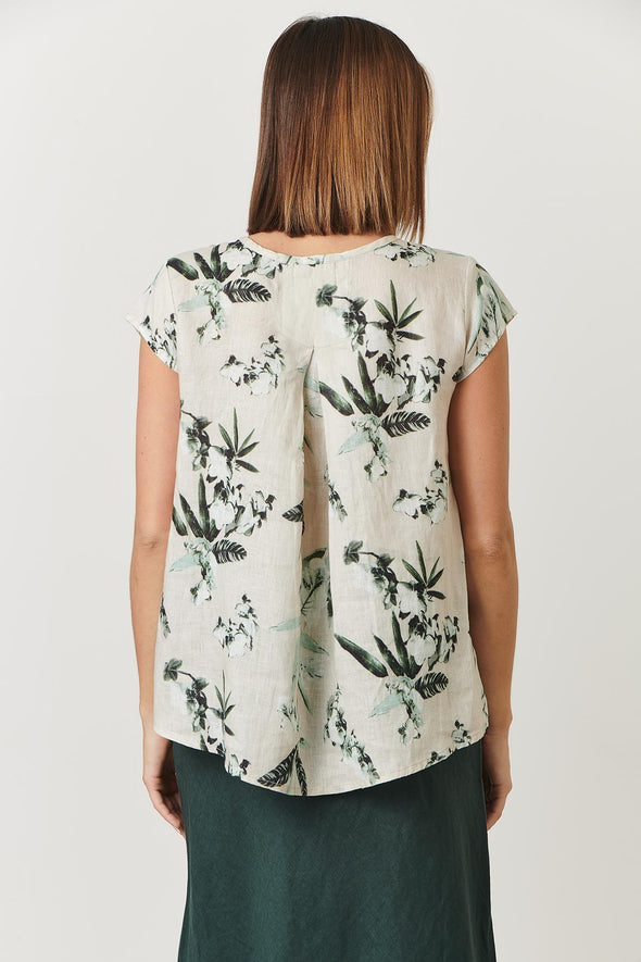 Naturals Amazon Scooped Hem Top