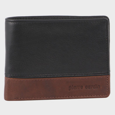 Pierre Cardin  Leather 2 Tone Tri Fold Wallet