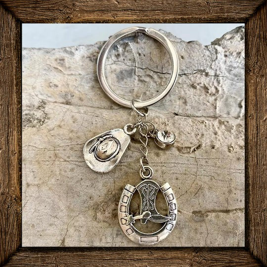 Desert Cowgirl Key Chain