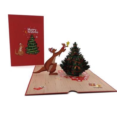 Colorpop Cards - Kangaroo Christmas Tree