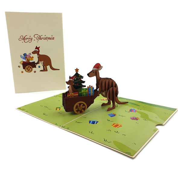 Colorpop Cards - Kangaroo Christmas Delivery