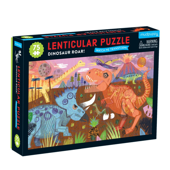 75 Pc Puzzle – Lenticular Dinosaur