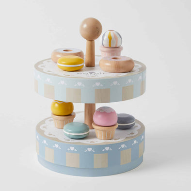 Wooden Cake Stand Set