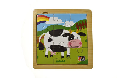 Cow Jigsaw Puzzle - 9pc