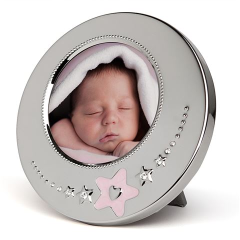 Pink Star Baby Frame