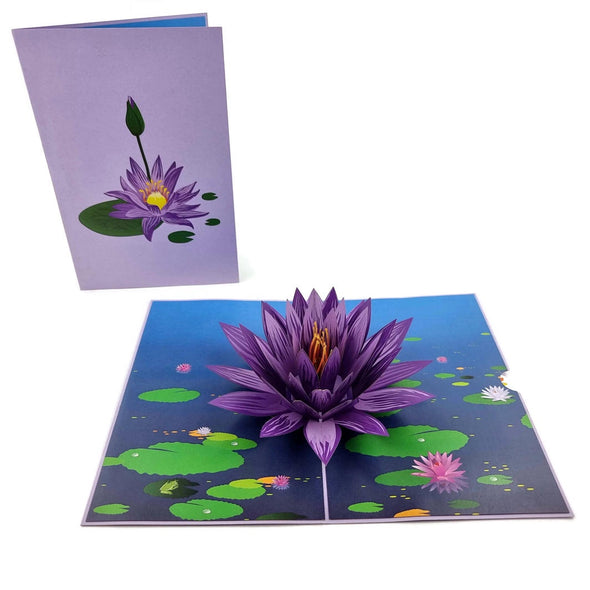 Colorpop Cards - Purple Water Lily