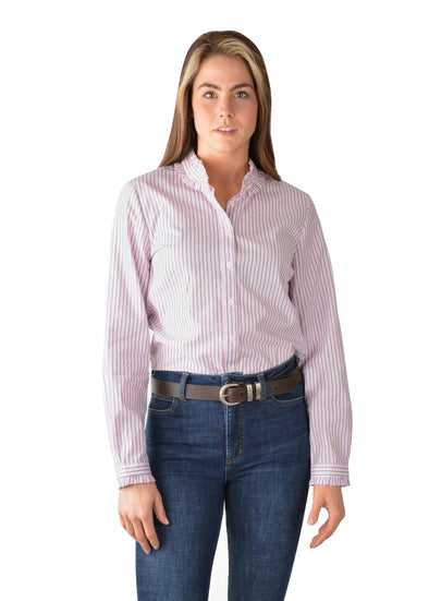 Thomas Cook Collette Frill Stripe LS Shirt