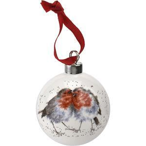 Wrendale Xmas Bauble - Snuggled Up