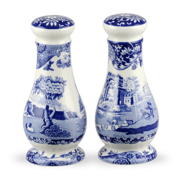 Spode Blue Italian Salt and Pepper Set