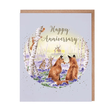 Wrendale Designs Bluebell Woods Card