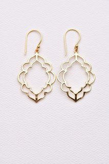 Iris Earrings - Gold