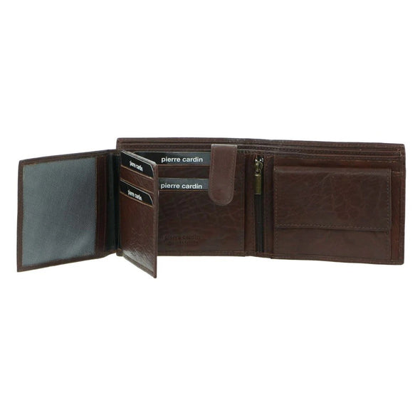 Pierre Cardin Rustic  Leather Tri Fold Wallet